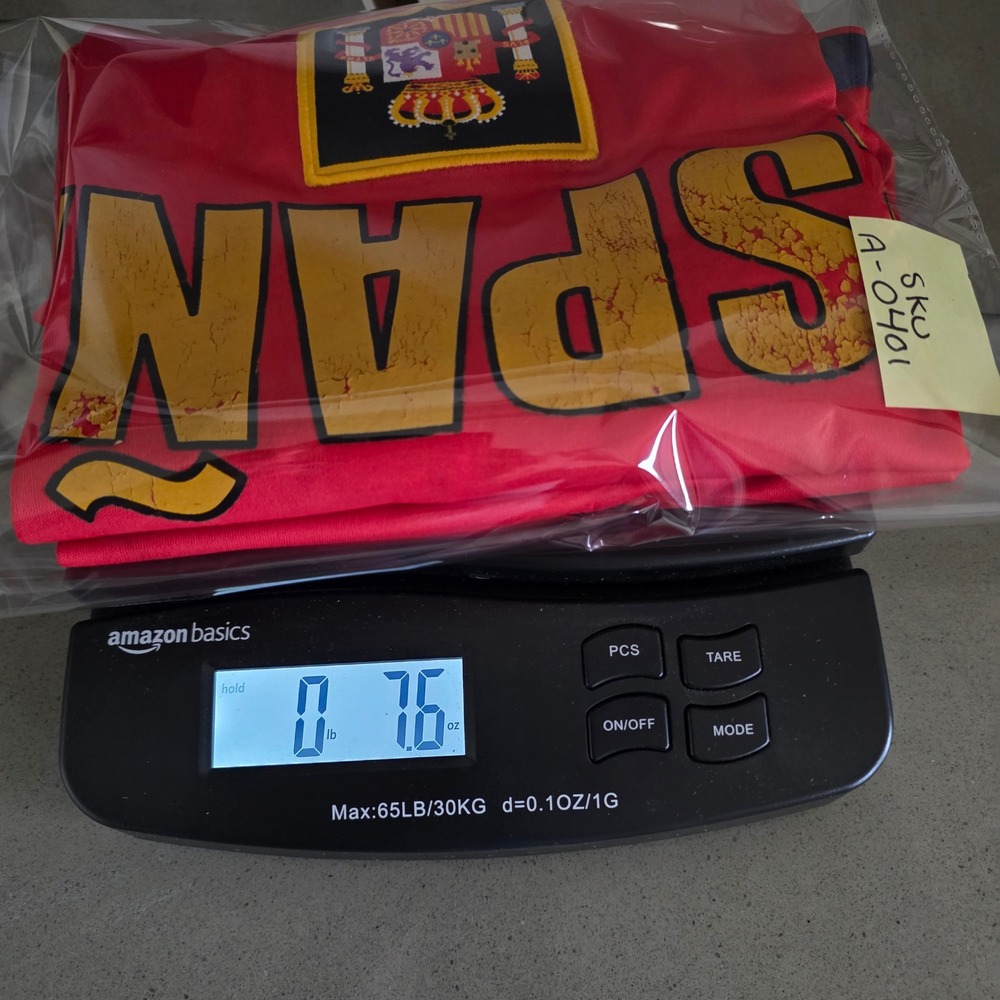 Okey Dokey Spain Soccer Jersey Mens Medium Red Espana National Team Graphic Tee - Picture 6 of 9